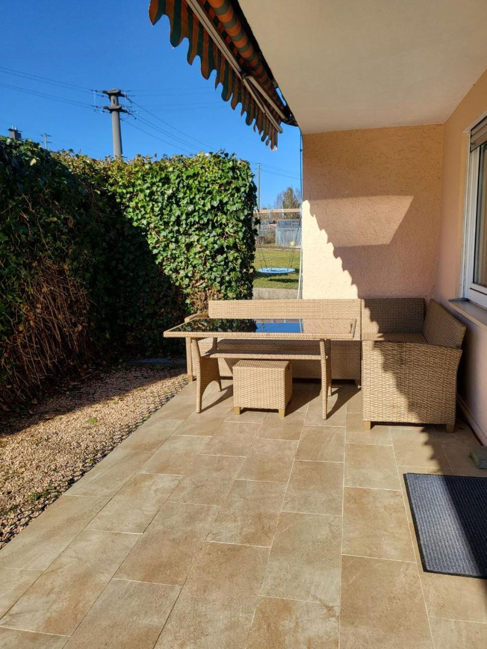 Ferienwohnung Naehe Legoland Mit Grossem Garten Und Terrasse Sontheim an der Brenz Bagian luar foto