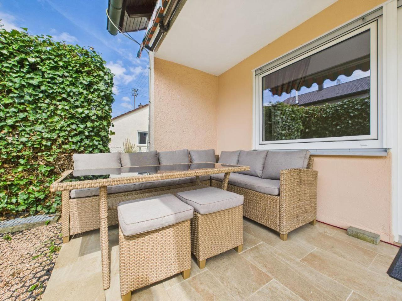 Ferienwohnung Naehe Legoland Mit Grossem Garten Und Terrasse Sontheim an der Brenz Bagian luar foto